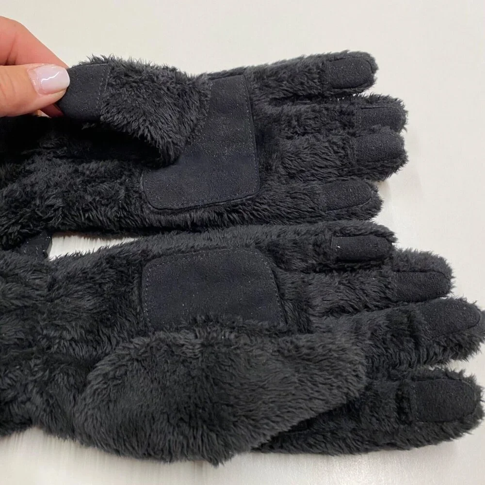 Eastern Mountain Sports Womens Prism Fleece Gloves Extra Small Black Soft Warm